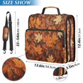 thumbnail image 2 of FORMRS Zipper Binder with Shoulder Strap 2-inch Ring 500 Sheet Capacity File Bag, Fall Pattern, 2 of 5