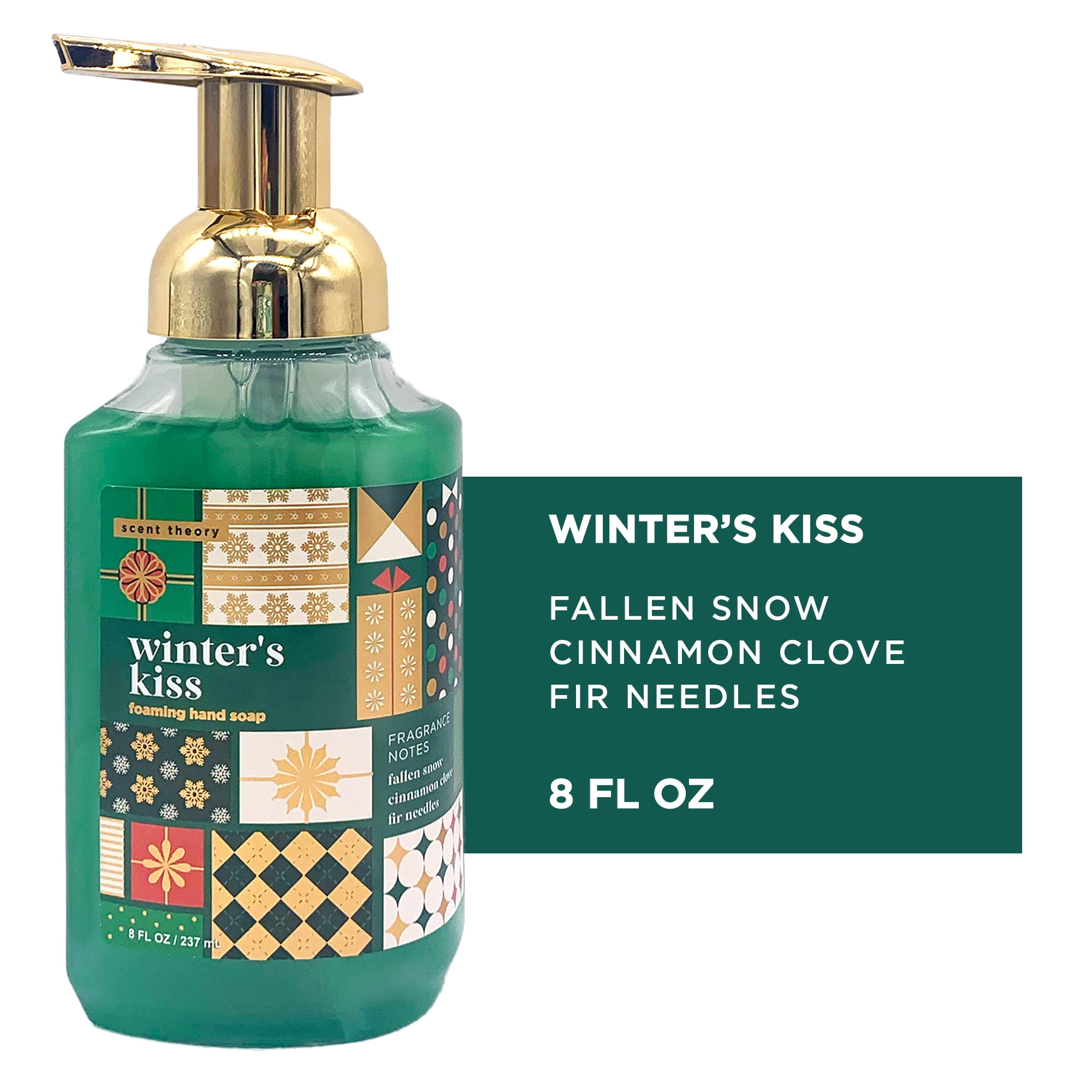 Scent Theory Holiday Foaming Hand Soap, Winter's Kiss, 8 fl oz