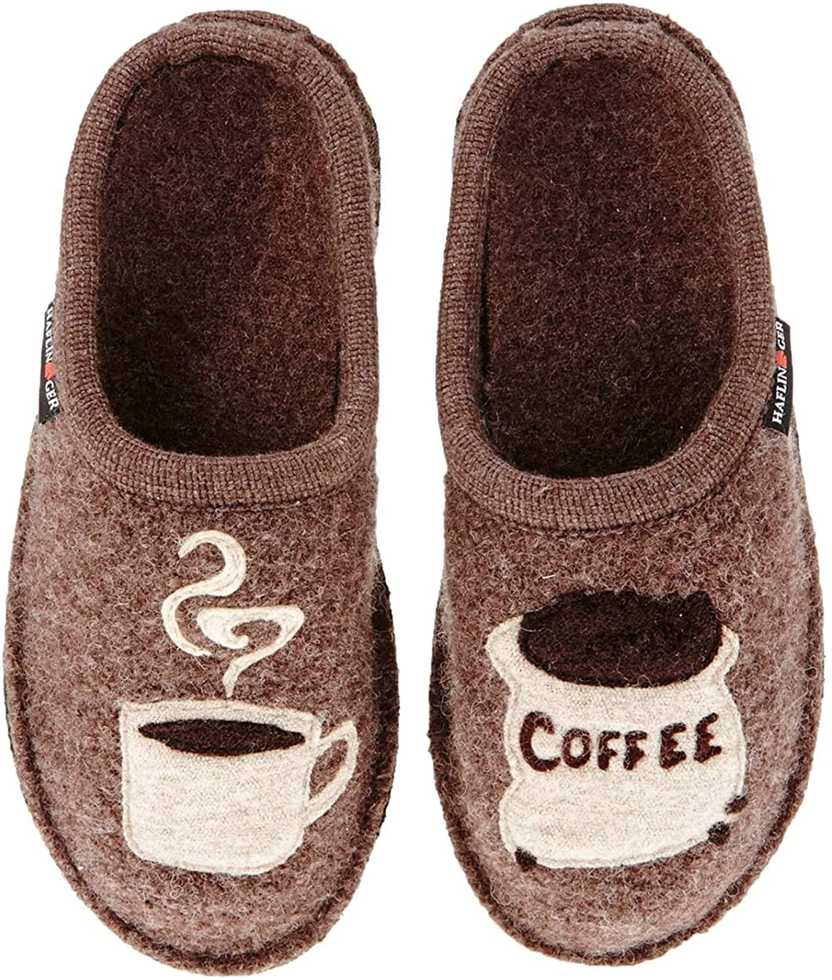 haflinger men's wool clogs