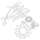 thumbnail image 3 of Plantillas troqueladas, troqueles de corte de metal, máquina de estampado de girasoles, troqueles navideños, logre más, 3 of 14