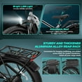 thumbnail image 5 of Vivi 26" x 4.0 Electric Bike for Adults, Peak 1475W Motor Fat Tire Ebike, 25MPH Electric Mountain Bike, 60Miles Electric Bicycle with 48V 15AH Battery, Torque Sensor, 7 Speed, Hydraulic Brake, 2849, 5 of 16