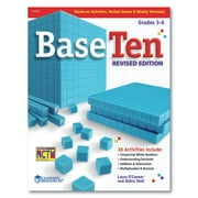Learning Resources Base Ten Revived Activity Book - Boys and Girls Grades 3-6+ Math Games for Kids, Homeschool Supplies