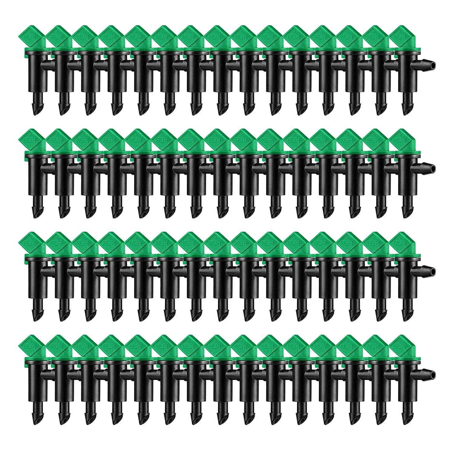 60 Pieces 4GPH Removable Drip Sprinkler Irrigation Drip Emitter Garden
