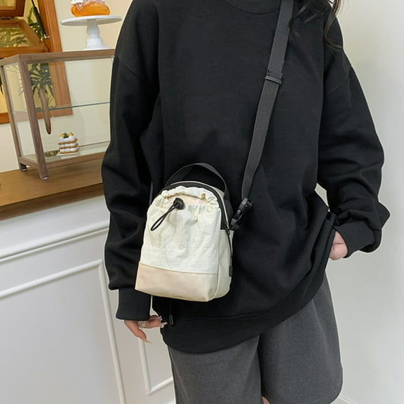 WKSCLPAI Crossbody Bag,Uncomplicated Fashion Small Square Bag,Casual Versatile Shoulder Backpack Can be Carried By Hand Or Shoulder for Outdoor,Travel,Shopping