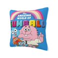 thumbnail image 2 of Funda de almohada súper suave de El asombroso mundo de Gumball con cremallera para dormitorio, sofá, sillón, fundas de almohada mullidas y acogedoras para todas las estaciones, almohada cuadrada, 2 of 8