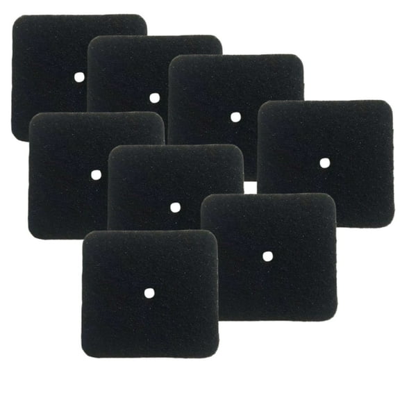 Qzbhct 8 Pack Activated Charcoal Filters Box Replacment Charcoal Filter Mat Compatible with Catit Hooded Litter Box