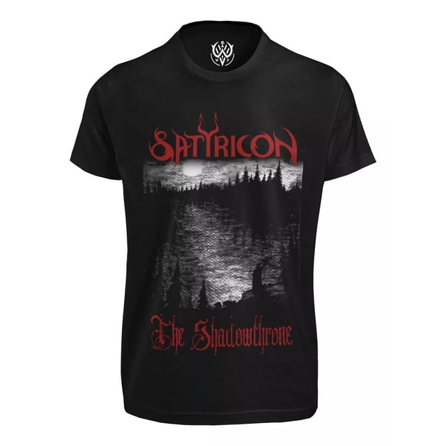 Playera Wear Print Black Metal Satyricon The Shadowthrone