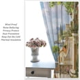 thumbnail image 5 of Italian Natural Scenery Country Curtain,Romantic Flowers Retro Town Landscape Print Window Drapes for Bedroom Living Room Kitchen Set 2 Panels,84x84 Inches, Style-8, 5 of 5