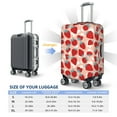 thumbnail image 6 of Balery Luggage Cover Red Strawberry Print Suitcase Covers for Luggage Elastic Washable Suitcase Protector Fits 18-32 Inch Luggage-Small, 6 of 9