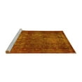 thumbnail image 2 of Ahgly Company Machine Washable Indoor Rectangle Abstract Yellow Modern Area Rugs, 7' x 10', 2 of 4