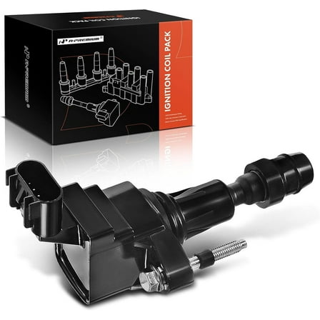 A-Premium Engine Ignition Coil Pack Compatible with Buick LaCrosse, Regal, Verano & Chevrolet Cobalt, Equinox, Malibu & GMC Terrain & Pontiac G4 G5 G6 & Saturn Aura, Ion, Sky, Vue & Saab 9-5