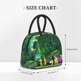 thumbnail image 4 of Lsque Pikmin Print Lunch Bag, Insulated Lunch Box, Small Leakproof Cooler Food Lunch Containers Reusable High Capacity Lunch Tote Bags for Work, Travel, Outdoor, 4 of 8