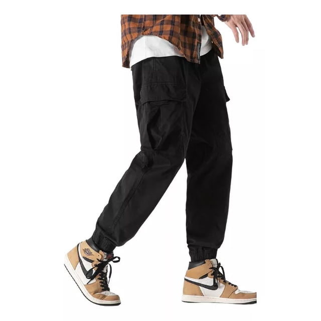 Pantalón Cargo De Casual Moda Tácticos Jogger Para Hombre