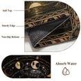 thumbnail image 3 of Golden Black Area Rug 5x7 Washable Rug Non Slip Abstract Rising Horizon Sun Mystical Moon Large Area Rug Soft Stainresistant Indoor Floor Carpet for Living Room Bedroom Home Office Dining Room, 3 of 9