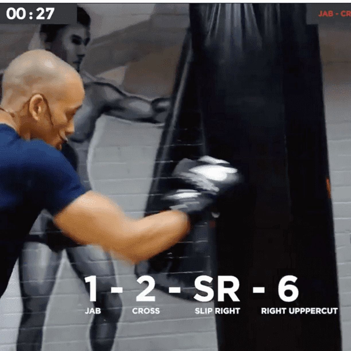 Nate Bower Fitness Elevated Heavy Bag HIIT Workouts - 5Part Boxing Digital Art Down for Improving Boxing skills