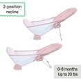thumbnail image 2 of Asiento de baño para bebé Ingenuity, plegable, 2 posiciones, color rosa, 2 of 8