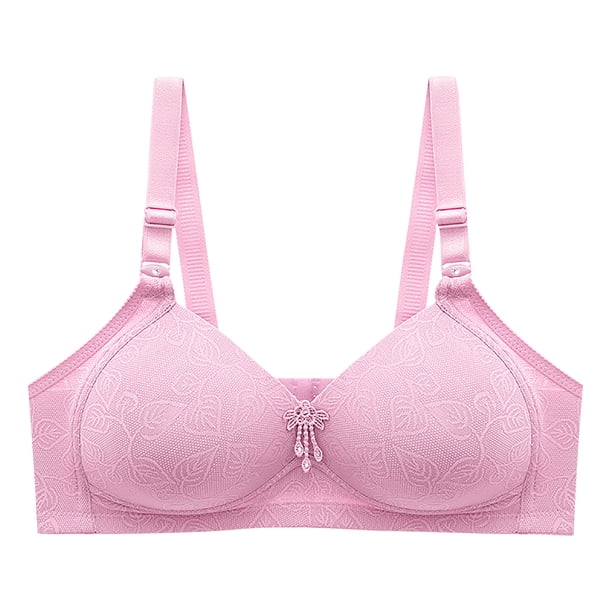 Sujetador de talla grande para mujer, sin anillo de acero, ropa interior push-up, sujetador para dormir estilo chaleco Fridja nalpqowj6960