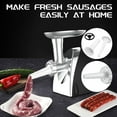 thumbnail image 4 of Stand Mixer Sausage Stuffer Tube Kit Repalcement for KitchenAid Stand Mixer Food Grinder Attachment, Sausage Stuffer Attachment Fit for Kitchenaid Stand Mixer Sausage Stuffer Maker, 4 of 7