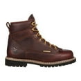 thumbnail image 2 of Georgia Boot Men's Soft Toe Waterproof Lace-to-Toe Work Boot Chocolate - GBOT052, 2 of 7