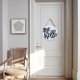 thumbnail image 4 of Bienvenido decoración nórdica para el hogar corona accesorios de tiro puerta decoración de pared Wmkox8yii gf10335, 4 of 8