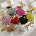 thumbnail image 3 of Guardoinrt Metal Wide Application Heart Shape Key Chain Stylish And Practical Exquisite Appearance Keychain red 1Set, 3 of 6