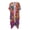 Bohemian Blossoms, variant on HELLHERO Lightweight Bathing Suit Cover Up for Summer Polyester Comfortable Women's Kimono Swimwear and Shawl Abstract Camo