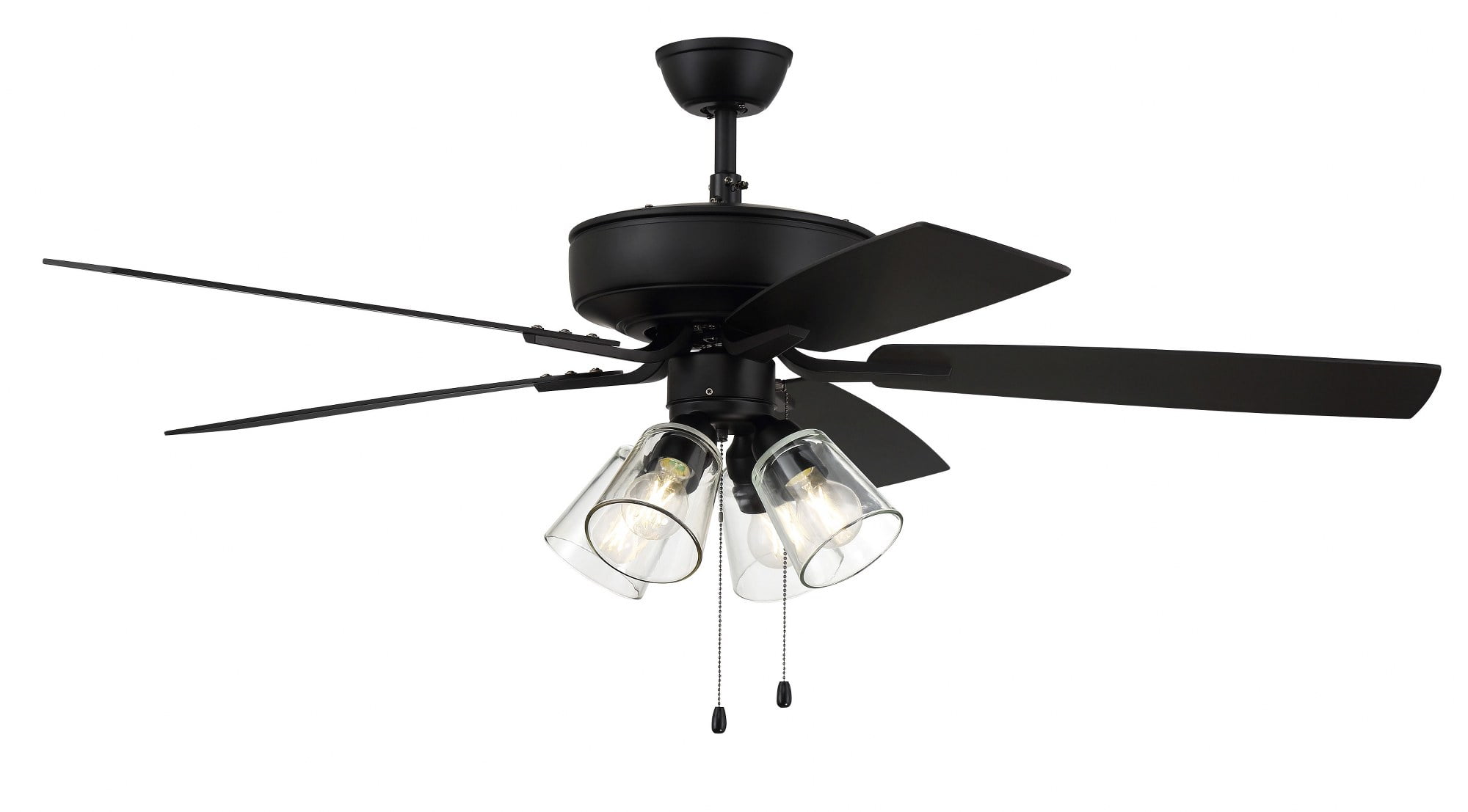 Craftmade  52" Pro Plus 104 Ceiling Fan - 52 Flat Black