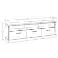 thumbnail image 2 of Pemberly Row Engineered Wood Entertainment Credenza in Prime Oak, 2 of 15