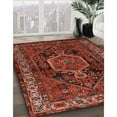 thumbnail image 2 of Ahgly Company Indoor Rectangle Traditional Sienna Brown Persian Area Rugs, 7' x 10', 2 of 6