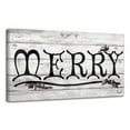 thumbnail image 4 of Crafted Creations Merry Christmas Canvas Wall Art - 18" x 36", 4 of 4