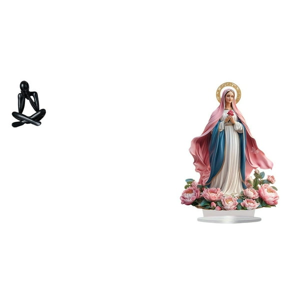 Juego de figuras de escritorio con pensador, escultura abstracta, adorno de belén, centro de mesa, material acrílico, adecuado para decoración de ofic