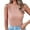 P Pink, variant on Womens Ruched Slim Fit Tank Top Crew Neck Sleeveless Summer Basic Cami Vest Top Stretchy Layering Shell Tee M