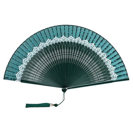 

1pc Folding Fan Retro Handheld Fan Japanese Style Folding Fan Adornment