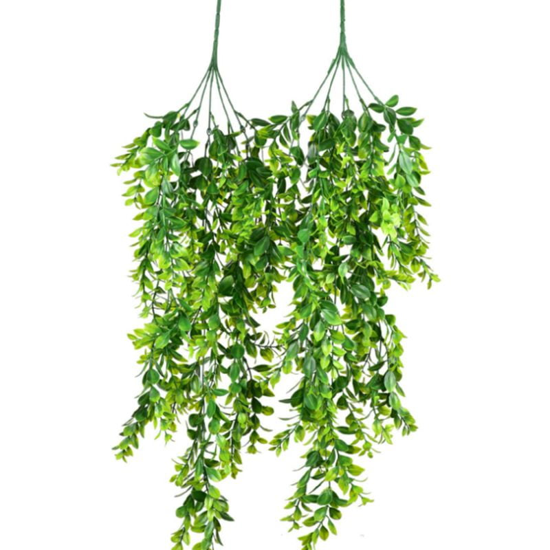SJENERT 2 Packs Artificial Ivy Greenery Garland Vine, Faux Hanging