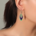 thumbnail image 4 of LYMAYTER Dangle Earrings 1 Pair Hook Earrings - Colorful Glitter, Faux Leather, 4 of 7