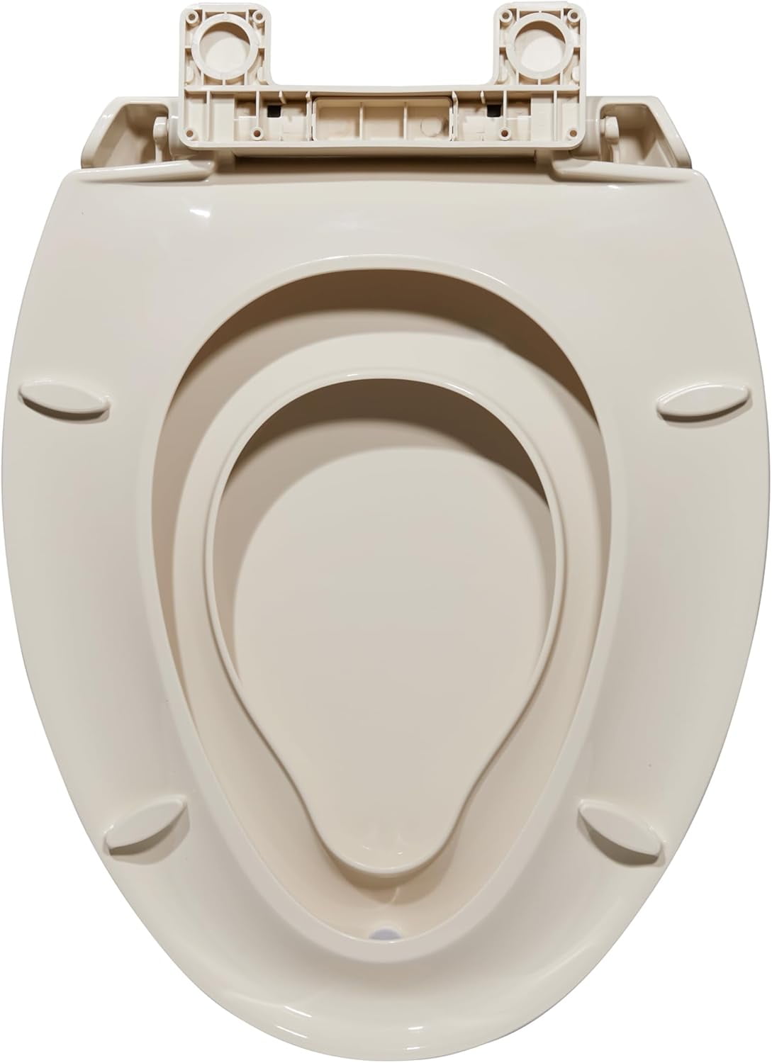M optimized Toilet Seat 19", Elongated Toilet Seat with Toddler Seat Built in, Potty Training Toilet Seat Elongated for Universal Use, with Slow Close and Magnets
