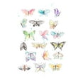thumbnail image 2 of Pinto, Patricia 23x32 Gold Ornate Wood Framed with Double Matting Museum Art Print Titled - Butterfly Pattern, 2 of 4
