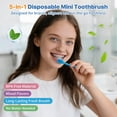 thumbnail image 3 of Cepillo de dientes desechable GoFujuco 5 en 1 con pasta de dientes (paquete de 70), 3 of 7