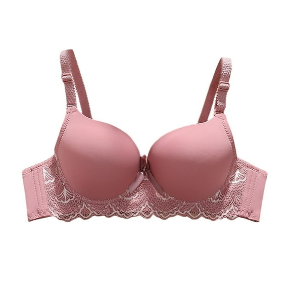 Posijego Women's Wireless Bra Lace Push up Everyday Bralette Breathable Comfortable Soft Bra for Women