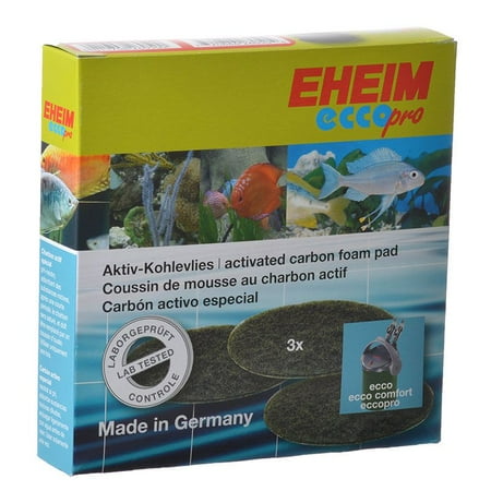 - Eheim Ecco Pro Activated Carbon Foam Pad 3 Pack