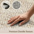 thumbnail image 6 of ODIKA 2'x3' Washable Accent Rug Geometric Trellis Boho Minimalist Farmhouse Lattice Neutral Large for Bedroom, Nursery, RV, Pet Friendly, Bedside Mat, 6 of 7