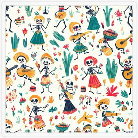 Souls Dance For Day Of The Dead Sticker Kir-1965