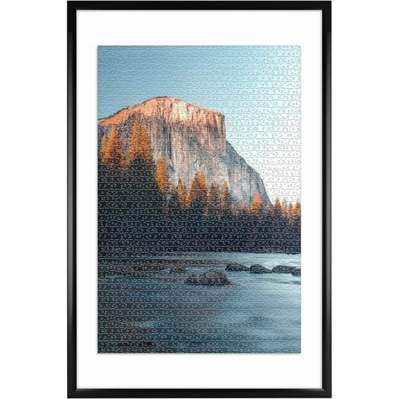 MCS 24x36 Puzzle Frame, Black Frame for Finished Puzzles, Vertical & Horizontal Wall-Mounted Large Picture Frame for Puzzle Display & Preservation (1-Pack)