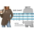 thumbnail image 6 of MOSHU Sweatshirts for Women Thumb Hole Long Sleeve Shirts Curved Hem Crewneck Sweatshirts Casual Fall Womens Tunic Tops, 6 of 10
