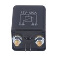 thumbnail image 4 of Uadme Relé DC12V, Relé De Arranque, Solenoide De Arranque Relé De Arranque del Automóvil Bobina De Latón Impermeable con Accesorios DC 12V 120A, 4 of 7