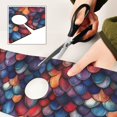 thumbnail image 6 of Yayeee Faucet Mat for Kitchen Sink 30" Diatomite Long Splash Guard Pad, Purple Dragon Scales Pattern, 6 of 7