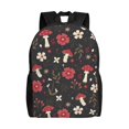 thumbnail image 1 of Fotbe Fly Agaric and Flowers Mochila de Viaje para Laptop, Mochila Ejecutiva Delgada y Resistente 15.6", 1 of 8