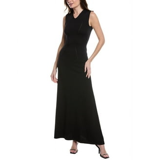 RALPH LAUREN Womens Black Sequined Long Sleeve V Neck Maxi Evening Wrap  Dress 4 - Walmart.com