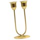 thumbnail image 5 of Portavelas de Metal, candelabro de 2 brazos, candelabro decorativo Retro para escritorio, fiesta de chimenea de aniversario, 5 of 10