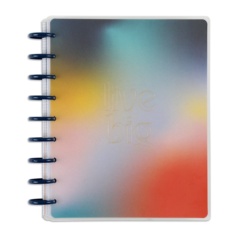 Happy Planner Dated 12 Month Planner, Jan 2023 – Dec 2023, Vertical Layout, Happy + Mod Theme, Classic Sized 7” x 9.25”